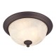 Westinghouse 6230900 Naveen Two-Light Flush-Mount Exterior Fixture, Oil Rubbed Bronze Finish
